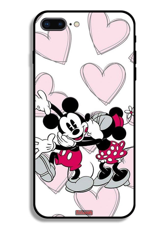 Tolwak - Apple iPhone 8 Plus Protective Case Mickey Mouse Hug - Image 1