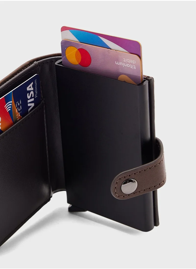 Robert Wood Pop Up Card Holder Wallet