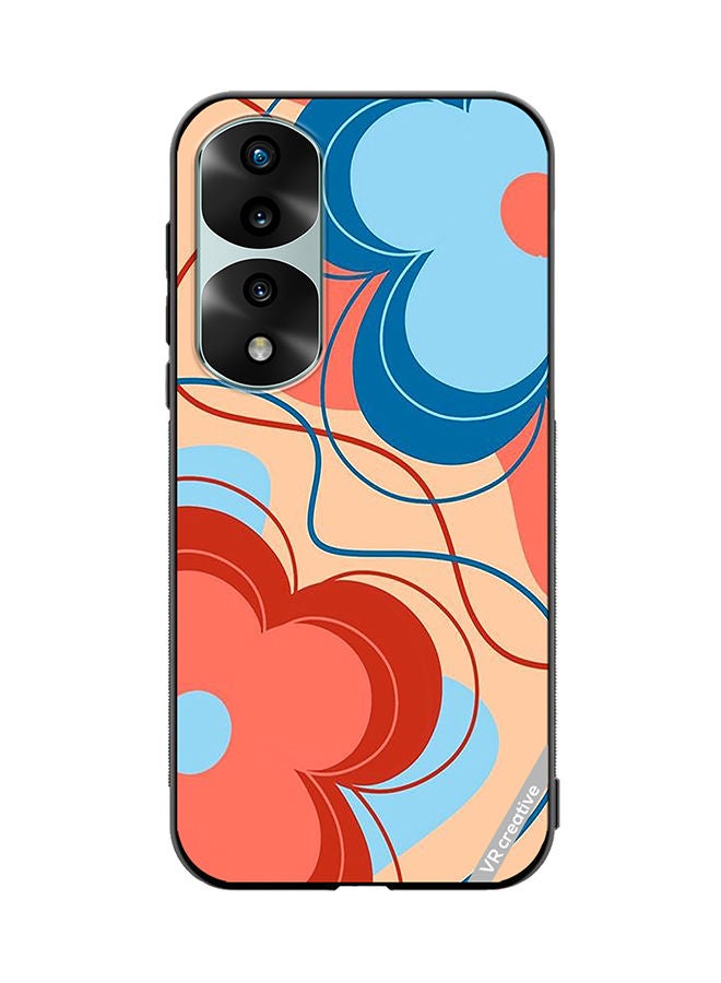 VR CREATIVE Protective Case Cover For Honor 70 Pro plus Flower Design Multicolour - Image 1