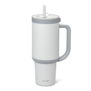 Ello Oasis 40 oz Tumbler with Handle & Retracting Straw | Reusable Insulated Stainless Steel Cup 100% Leakproof  Gifts for Teens Women Men | Keeps cold for 20 Hours  Cup Holder Friendly  Grayscale - pzsku/Z06908F85C106624F93A3Z/45/1752595137/c82ac99c-2322-4eb5-83ac-2429514ef6f8