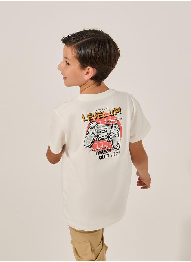 Styli Styli Graphic Print Round Neck T-Shirt  - Image 2