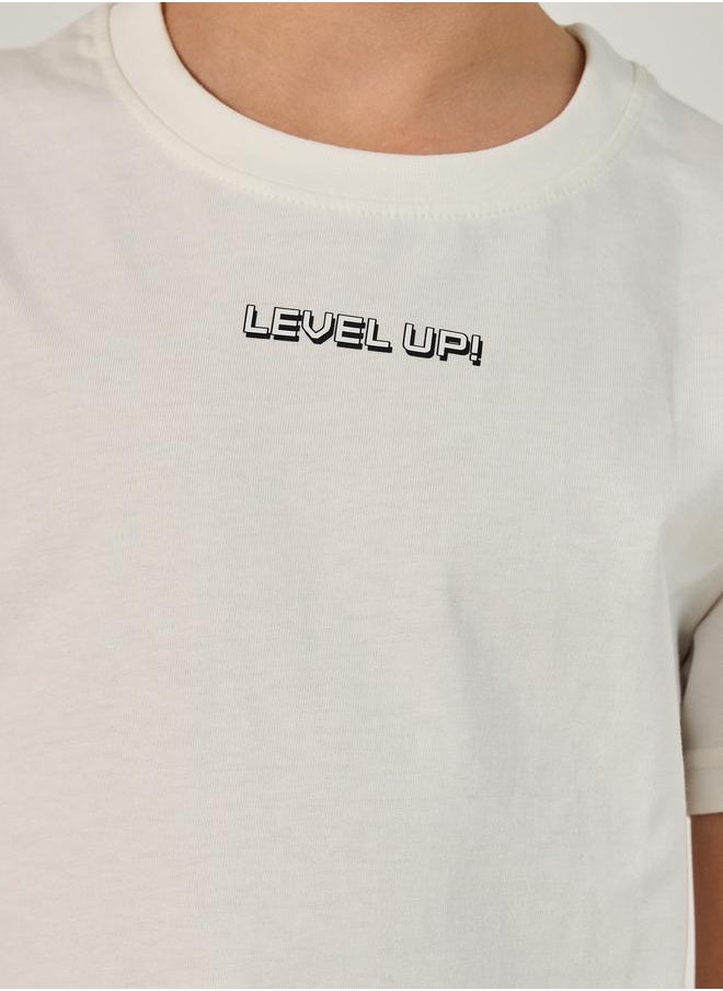Styli Styli Graphic Print Round Neck T-Shirt  - Image 4