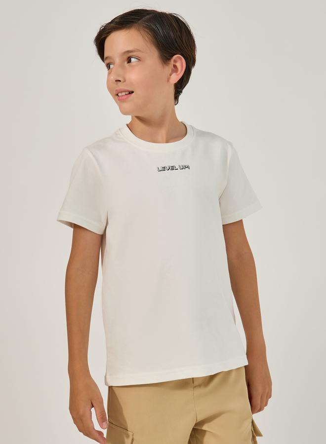 Styli Graphic Print Round Neck T-Shirt - Image 1