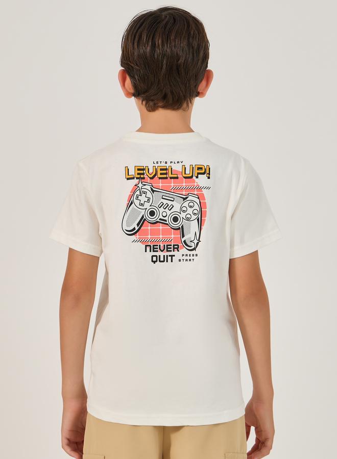 Styli Graphic Print Round Neck T-Shirt - Image 5