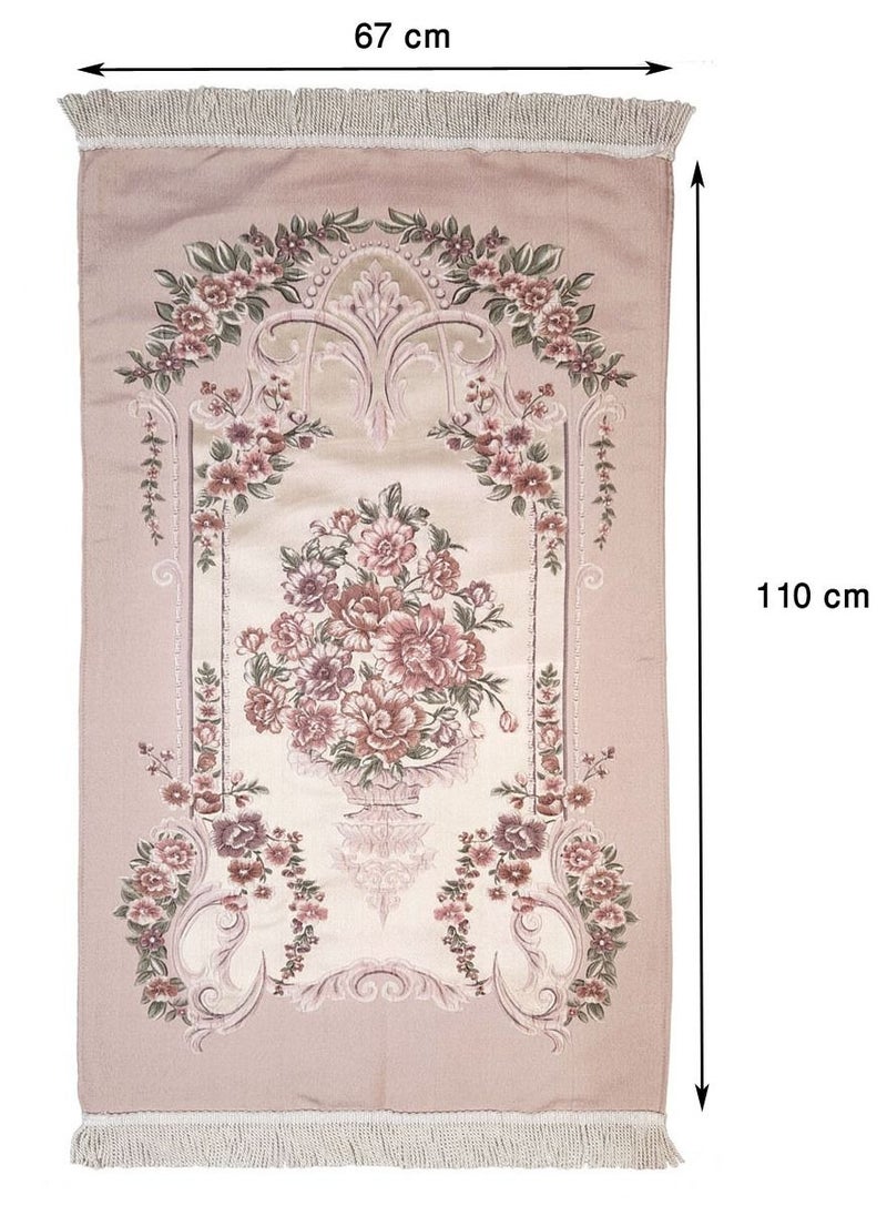 Museum Museum Prayer Mat Fakhra With Gift Box Floral 68 x 115cm  - Image 5