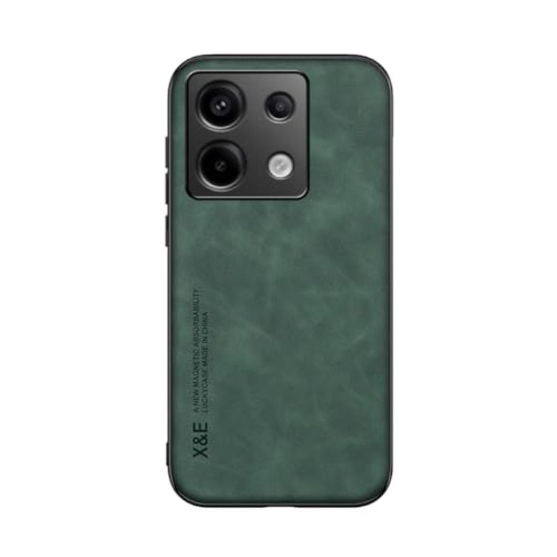 Kepuch Silklike Case for Redmi Note 13 Pro - Cover Bumper Built-in Metal Plate for Redmi Note 13 Pro - Green - Image 2