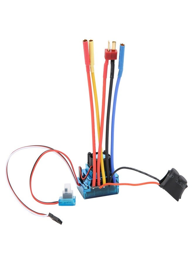 Pomya RC Car ESC, Brushless ESC, Electronic Components for 1/10 RC Car Model((80A)) - Image 1
