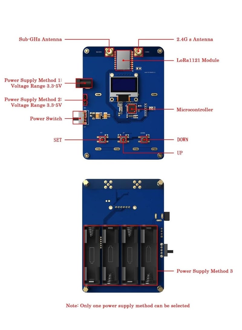 LoRa1121 160mW LR1121 Chip Long Distance Demo Boards x 2 PCS - Image 3
