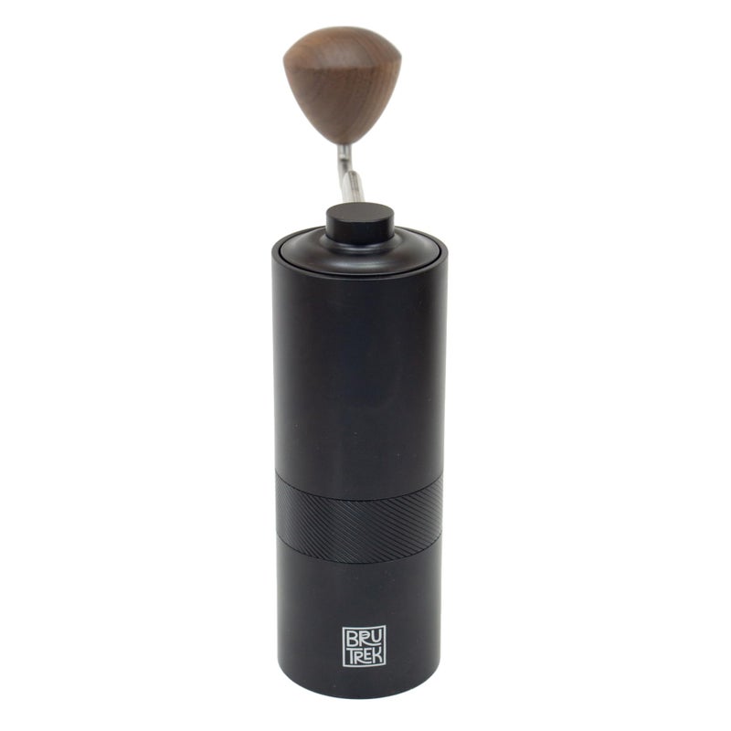 BruTrek BruTrek Camp Coffee Hand Grinder - Durable Travel Stainless Steel Burr Coffee Grinder, Adjustable Grind Size Settings, High Capacity, Easily Grind Whole Beans for French Press Pour Over or Espresso  - Image 2