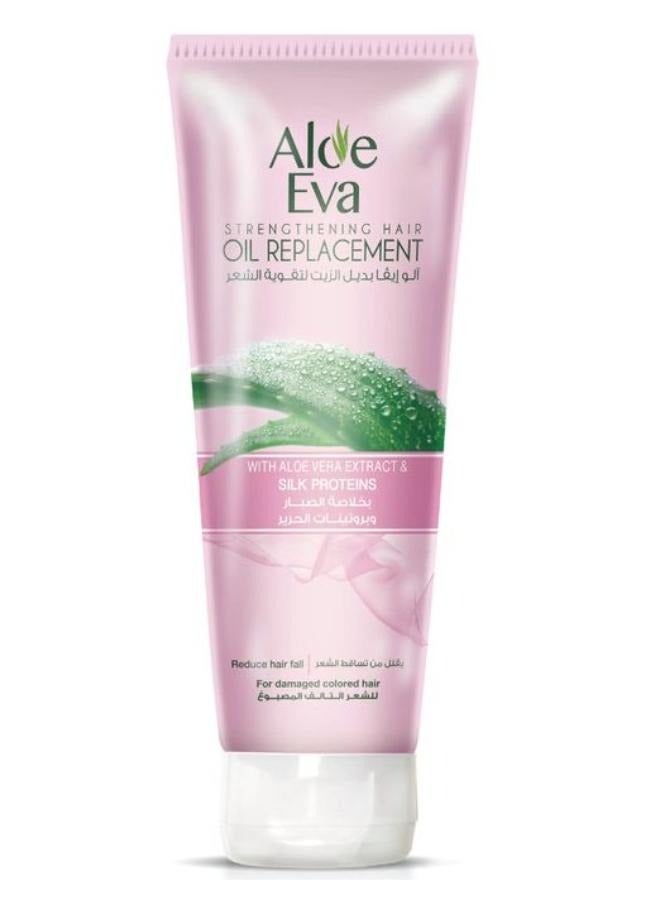 Aloe Eva Hair Mask Pouch With Aloe Vera & Silk Proteins 250gm + Strengthening Hair Oil Replacement With Aloe Vera & Silk Proteins 250ml - Image 3