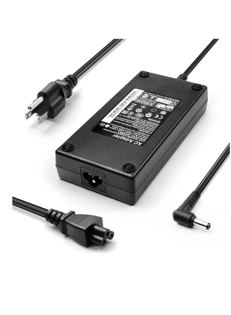 Max Power 180W 19.5V 9.23A Laptop Charger 180W for Chicony A15-180P1A MSI GS65 GS63 GS63VR GS75 GS66 GS70 GT70 GT60 GF63 GV62 GL62 GL62M GV72 GE72 GE60 GE62 GE70 GS60 GS73 GP70 GP60 GP72 GP62 GL72 WS65 Laptop - Image 1