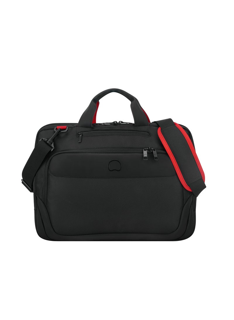 DELSEY Paris - Parvis Plus 2 Compartment PC Protection Satchel - Black - Image 1