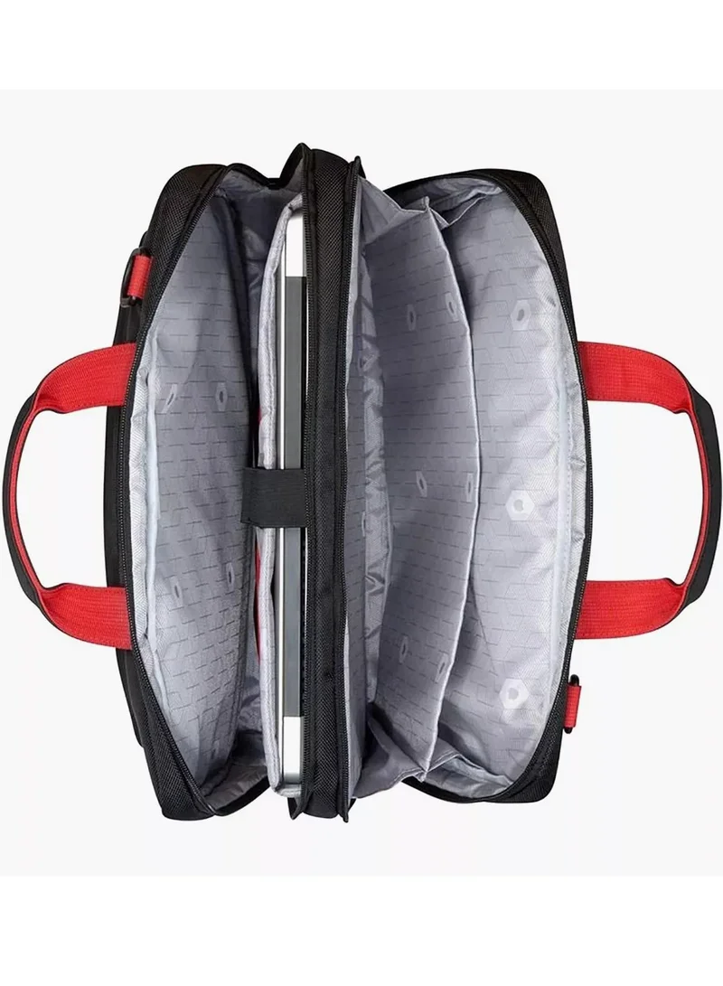 DELSEY Paris Parvis Plus 2 Compartment PC Protection Satchel - Black