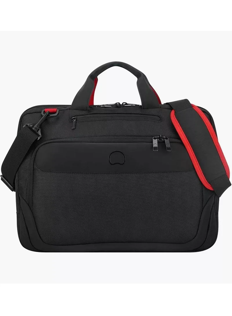 DELSEY Paris Parvis Plus 2 Compartment PC Protection Satchel - Black