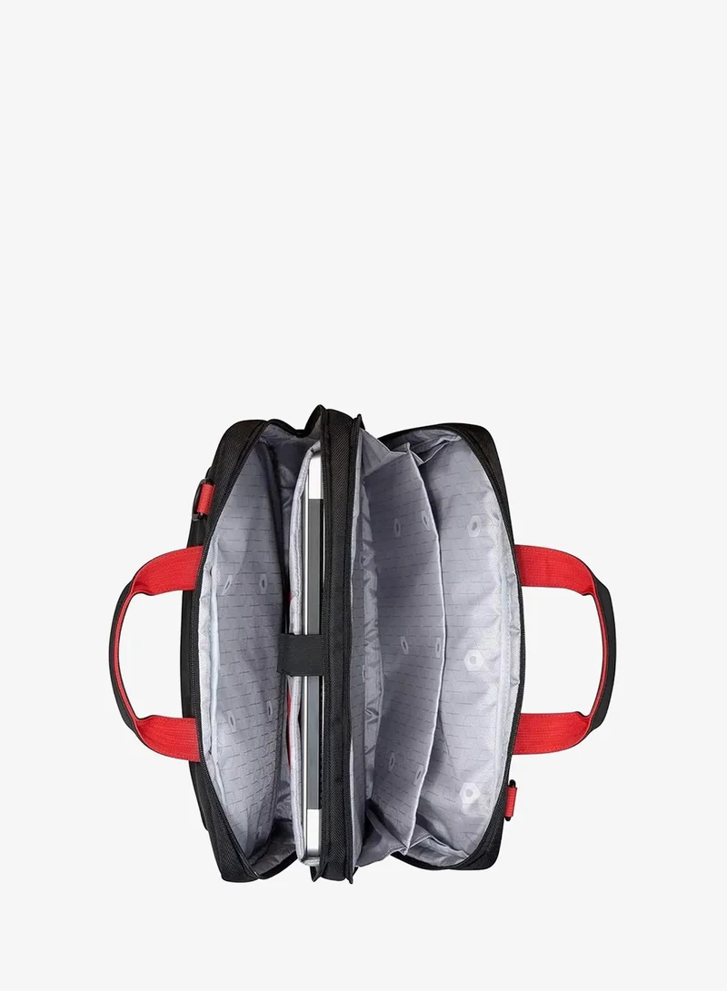 DELSEY Paris Parvis Plus 2 Compartment PC Protection Satchel - Black