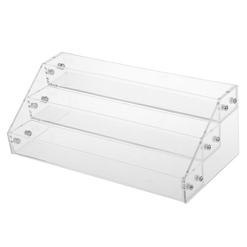 Segolike Beauty 3 Tiers 4 Tiers Nail Polish Table Organizer Rack Clear Acrylic Nail Polish Storage Display Holder Stand 4 Styles Available 3 Tiers hold 30 bottles - Image 1