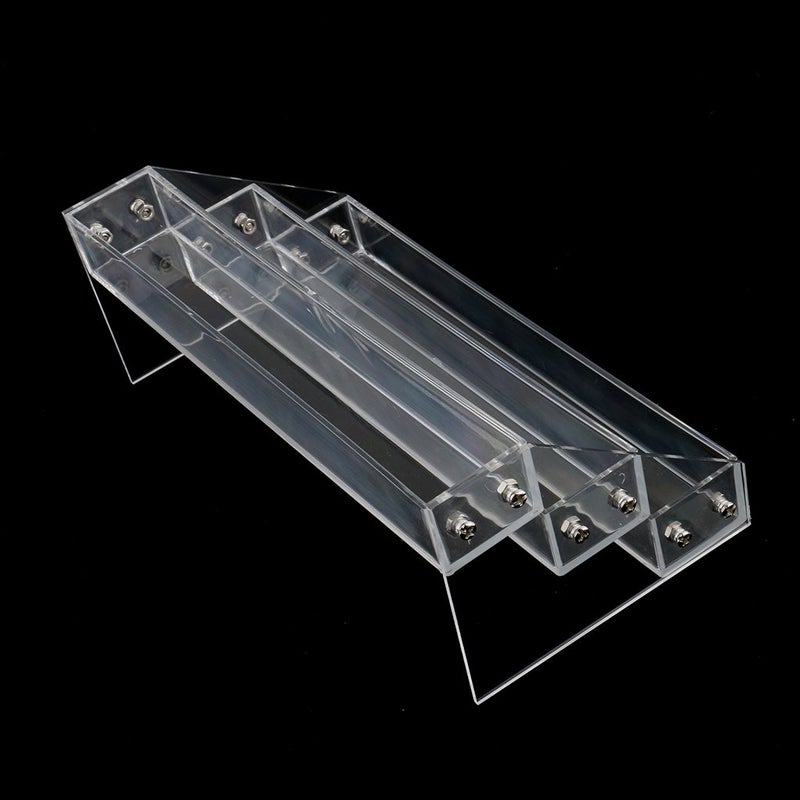 Segolike Beauty 3 Tiers 4 Tiers Nail Polish Table Organizer Rack Clear Acrylic Nail Polish Storage Display Holder Stand 4 Styles Available 3 Tiers hold 30 bottles - Image 4