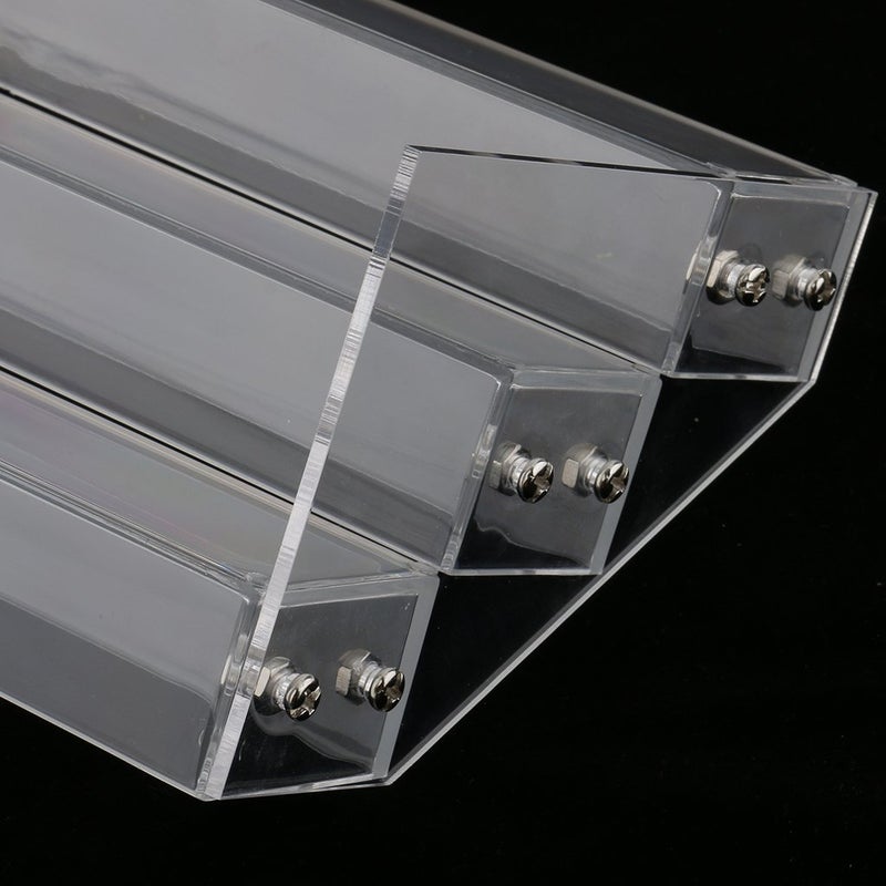 Segolike Beauty 3 Tiers 4 Tiers Nail Polish Table Organizer Rack Clear Acrylic Nail Polish Storage Display Holder Stand 4 Styles Available 3 Tiers hold 30 bottles - Image 3