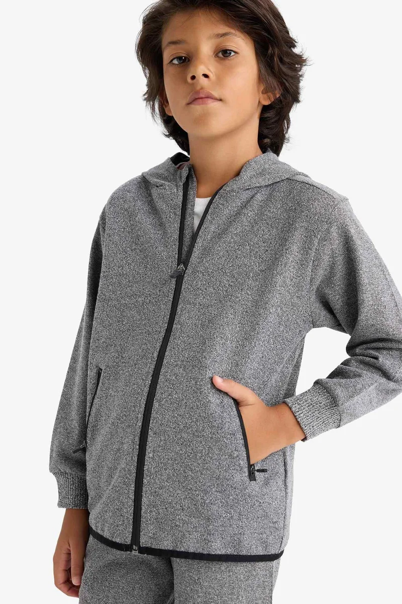ديفاكتو Boy Zip-Up Hoodie