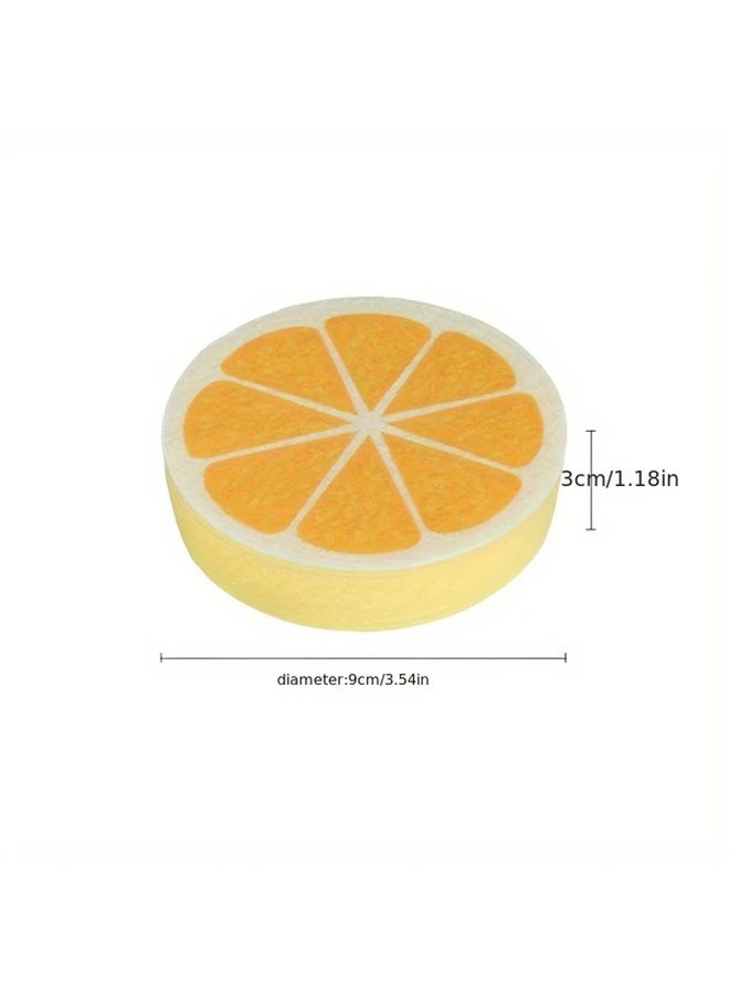 4pcs Reusable Fruit Kitchen Sponges Dual Sided Soft And Tough Stain Removal Home Use - Image 3