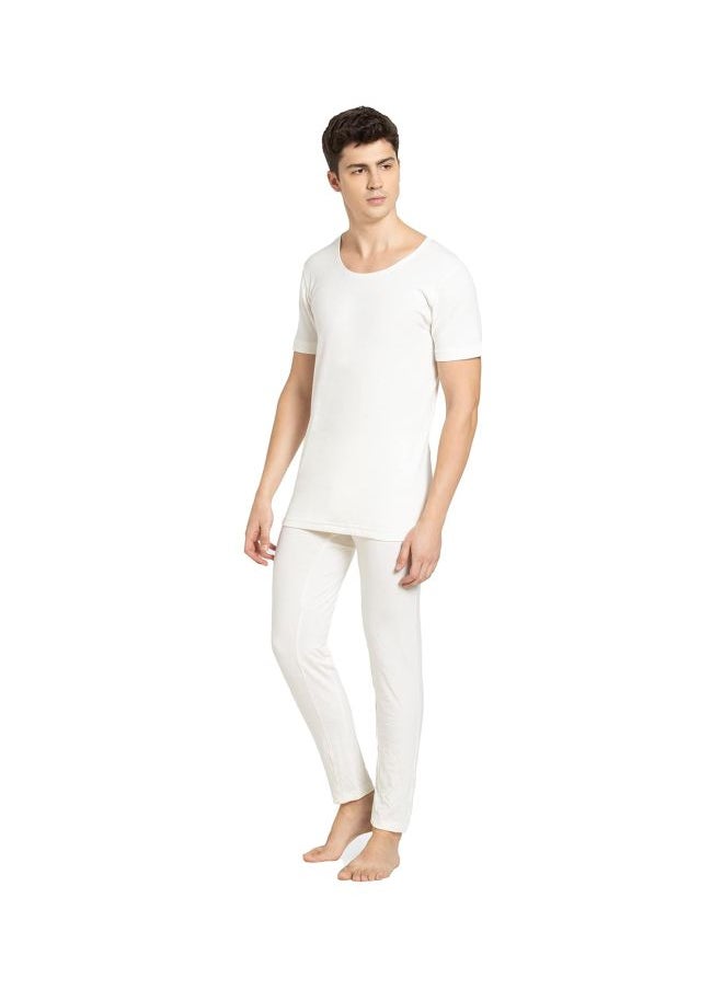 JOCKEY - Jockey 2400 Men Super Combed Cotton Rich Half Sleeved Thermal Undershirt with Stay Warm and Stay Fresh Technology - Image 1