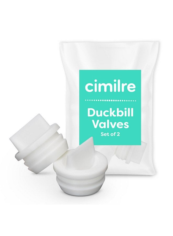 Cimilre Valves, Spare Duckbill Valve Pump Parts for Cimilre Breast Shield, Breast Pump Replacement Parts (Set of 2) - Image 1