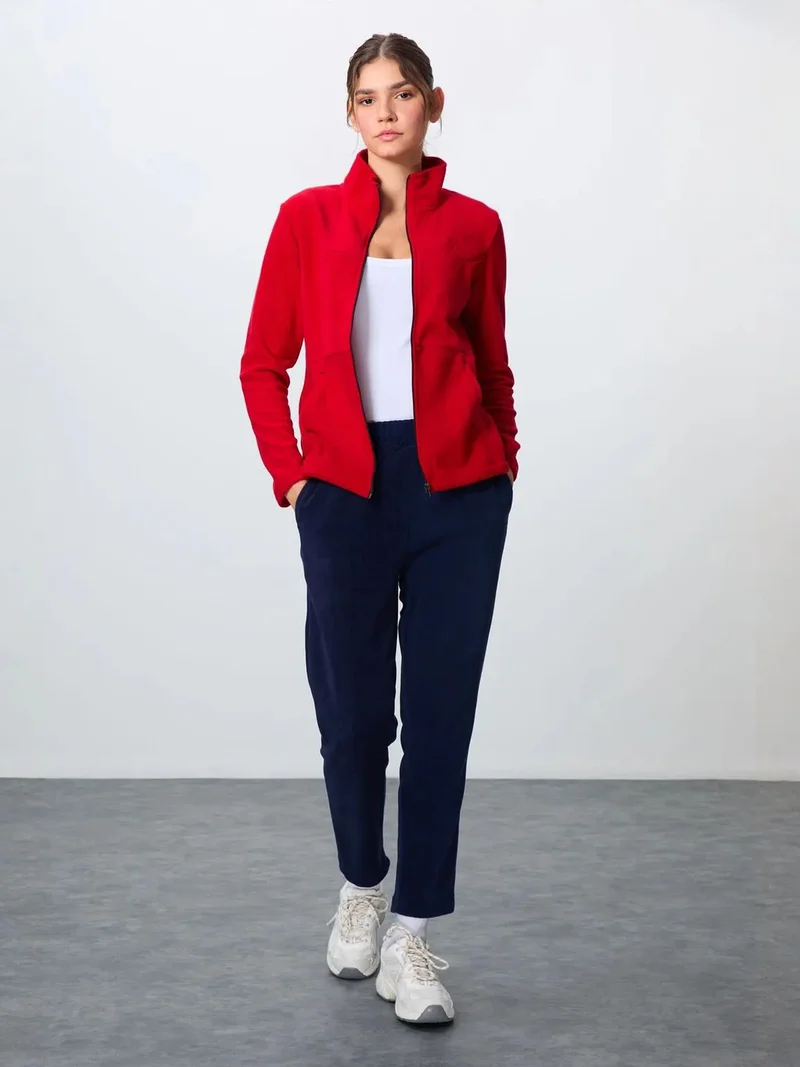 TOMMYLIFE TOMMY Women's Long-Sleeve Zipper Tracksuit Set
