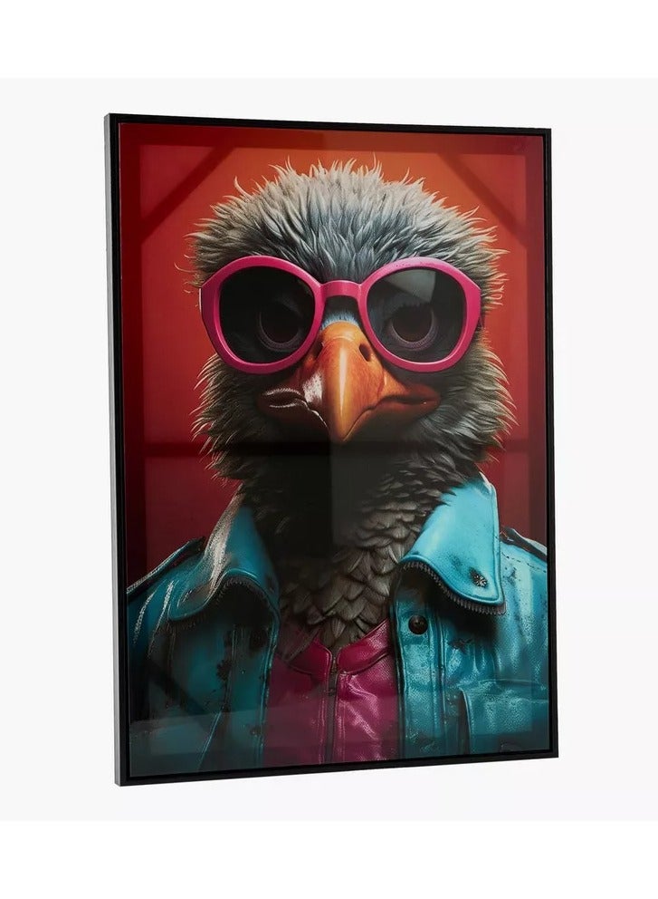 هوم بوكس صورة طائر إيرسيل مؤطرة - 50x70x2.5 سم - Image 1