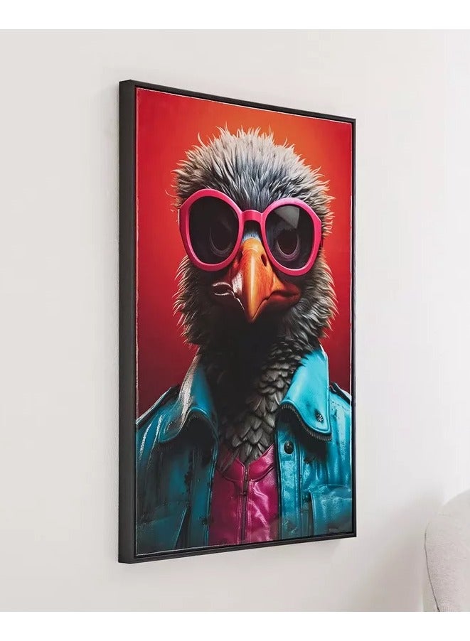 هوم بوكس صورة طائر إيرسيل مؤطرة - 50x70x2.5 سم - Image 2