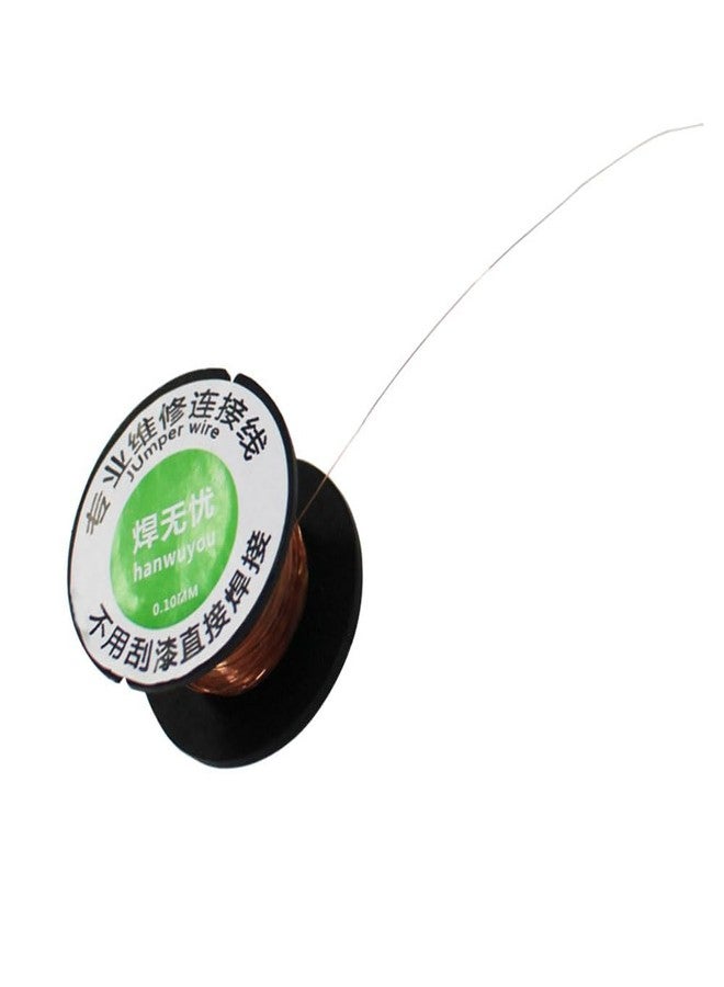 Louishy 2 Piece 0.1mm Thin Insulation Copper Soldering Wire PCB Link Jump Wire for Cell Phone Laptop Motherboard Repair Tools - Image 3