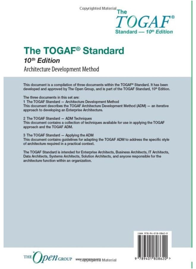 TOGAF STANDARD 10TH EDITION ARCHITECTURE  - Image 1
