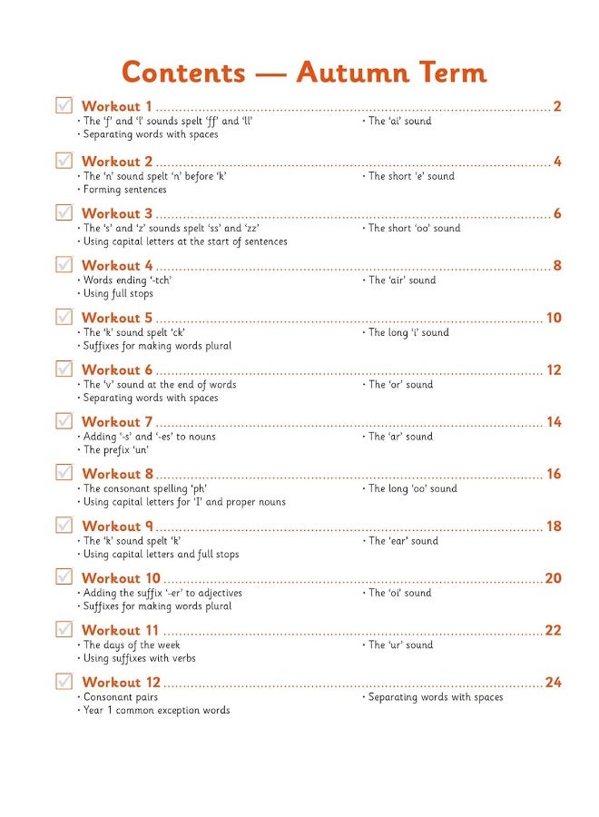 KS1 English 10-Minute Weekly Workouts - Year 1 - Image 4