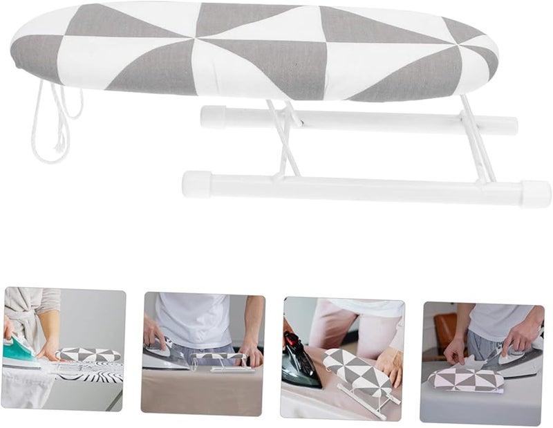 Mini Folding Ironing Board Compact Portable With Removable Cover For Clothes Sleeves - Image 5