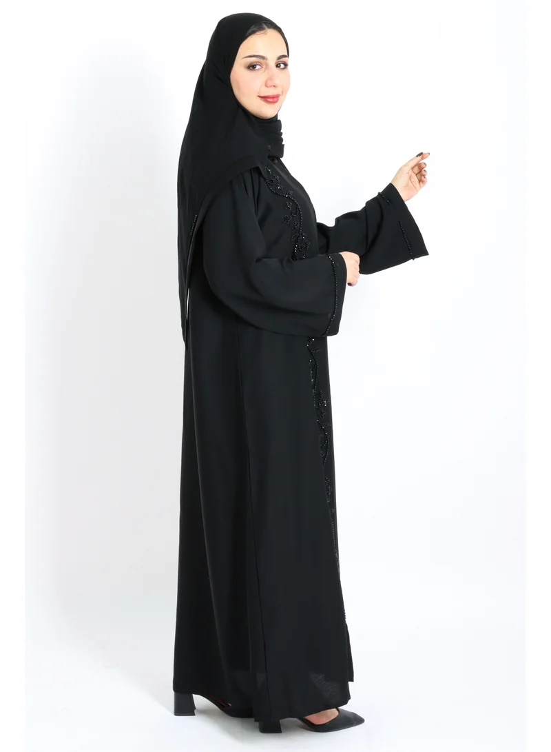 اكسا عباية انيقة شغل يدوي AIK5030
