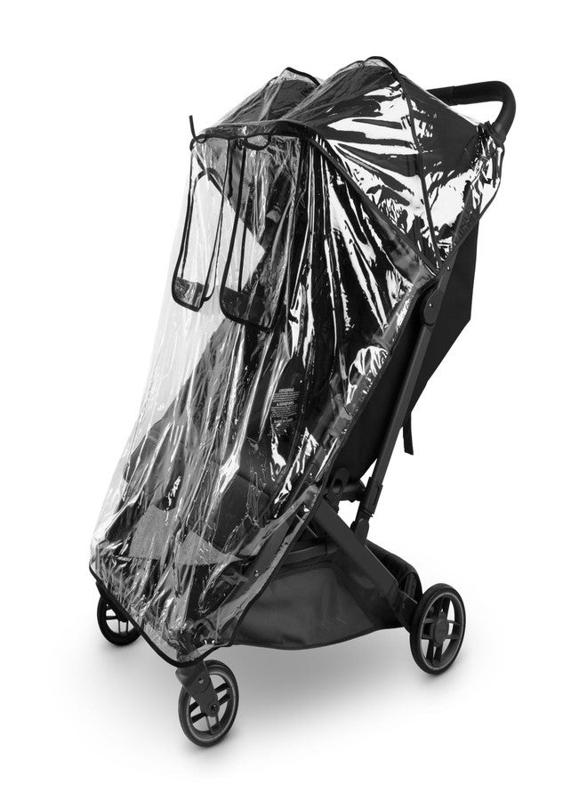UPPAbaby Minu Duo Rain Shield - Waterproof and Windproof Coverage - Ventilated Design - Quick Attachment - Easy Access to Children - Image 1