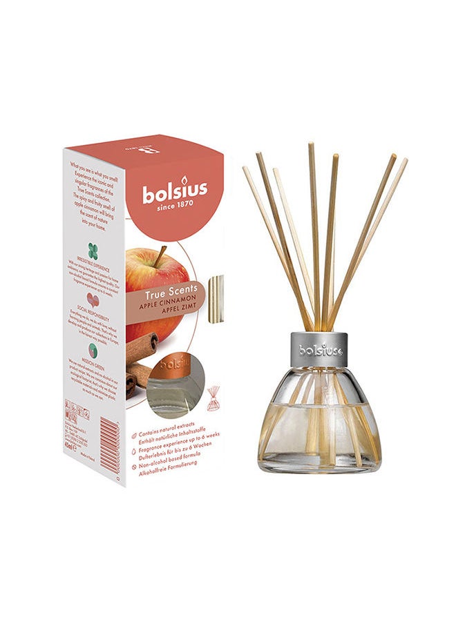 True Scents Apple Cinnamon Fragrance Diffuser 45ml - pzsku/Z0691AC7008C72D713E71Z/45/_/1646831542/a21f724c-5c26-4ee5-b13e-9f8b3651f59b