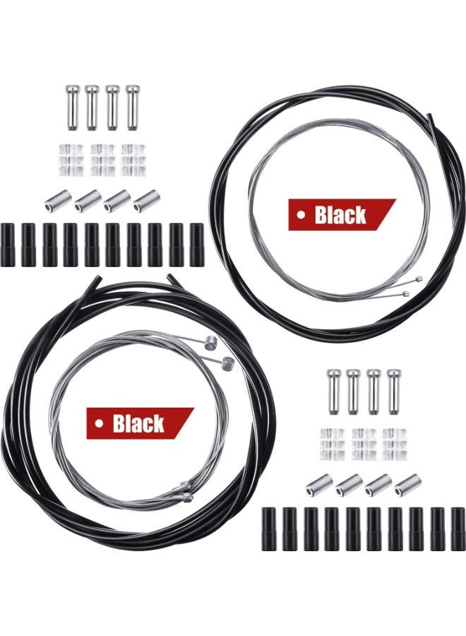 بواو مجموعة كيبل ناقل الحركة العالمي للدراجات الهوائية ومجموعة كيبل الفرامل لاصلاح الدراجات الجبلية ودراجات الطرق - Image 1