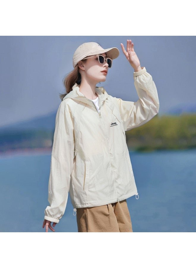 جيب سترة صيفية واقية من الشمس للنساء - خفيفة الوزن، مريحة وفضفاضة، مع مقاومة للأشعة فوق البنفسجية لرياضات الهواء الطلق للأزواج - Image 4