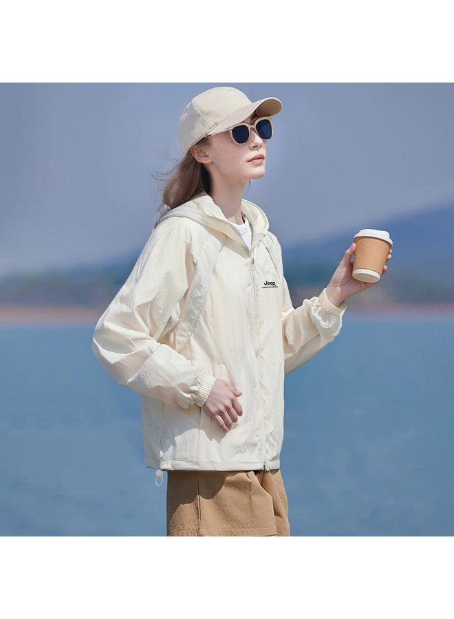 جيب سترة صيفية واقية من الشمس للنساء - خفيفة الوزن، مريحة وفضفاضة، مع مقاومة للأشعة فوق البنفسجية لرياضات الهواء الطلق للأزواج - Image 2