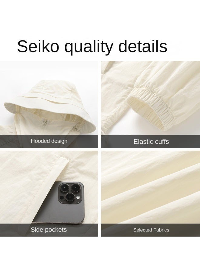 جيب سترة صيفية واقية من الشمس للنساء - خفيفة الوزن، مريحة وفضفاضة، مع مقاومة للأشعة فوق البنفسجية لرياضات الهواء الطلق للأزواج - Image 5