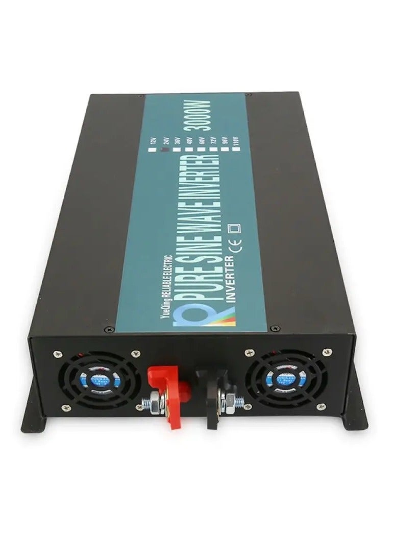 ريلايابل محول موجة جيبية نقية 3000 وات 12 فولت إلى 220 فولت محول 12 فولت تيار مستمر إلى 230 فولت/240 فولت تيار متردد - Image 1
