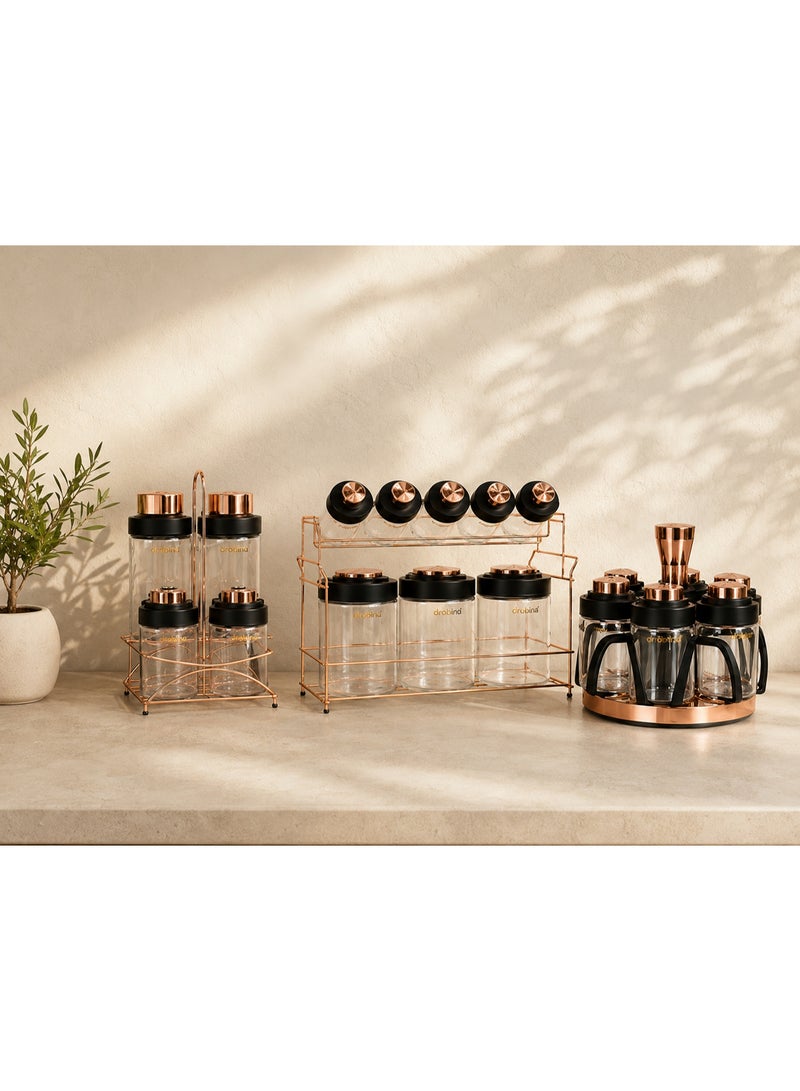 Drobina Black Spice Container Set - Image 3