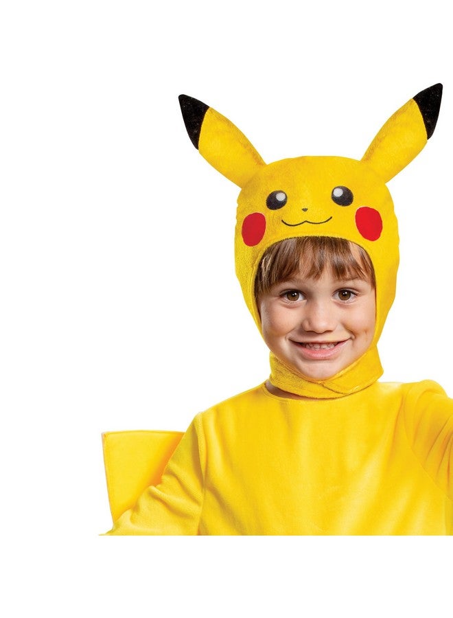 دسغايز زي تنكري لبوكيمون بيكاتشو للأطفال الصغار، أصفر، مقاس كبير (4-6) - Image 2
