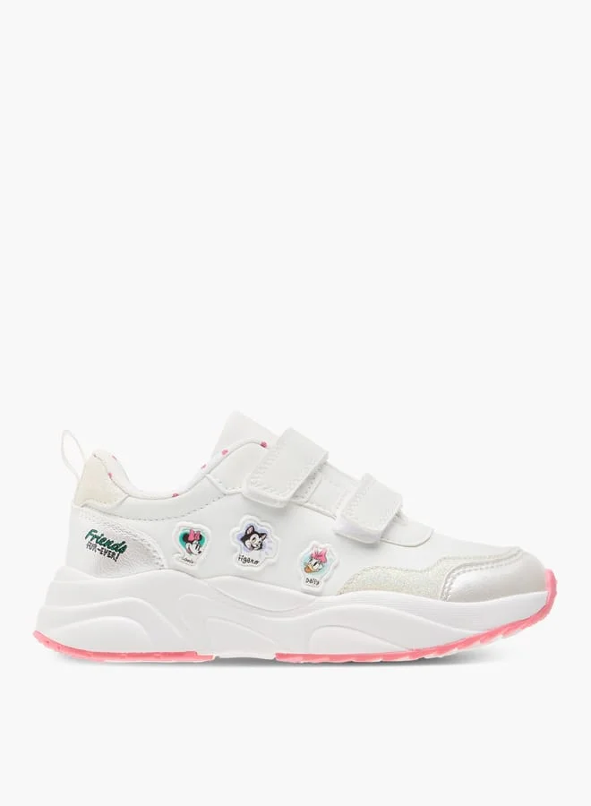 Disney Girls Sneaker With Double Velcro
