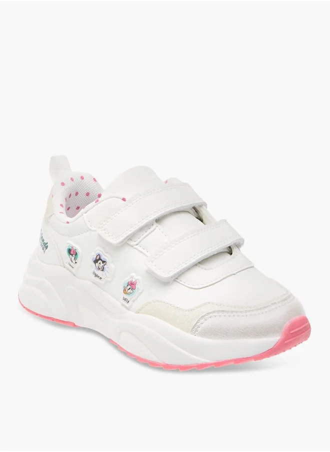 Disney Girls Sneaker With Double Velcro