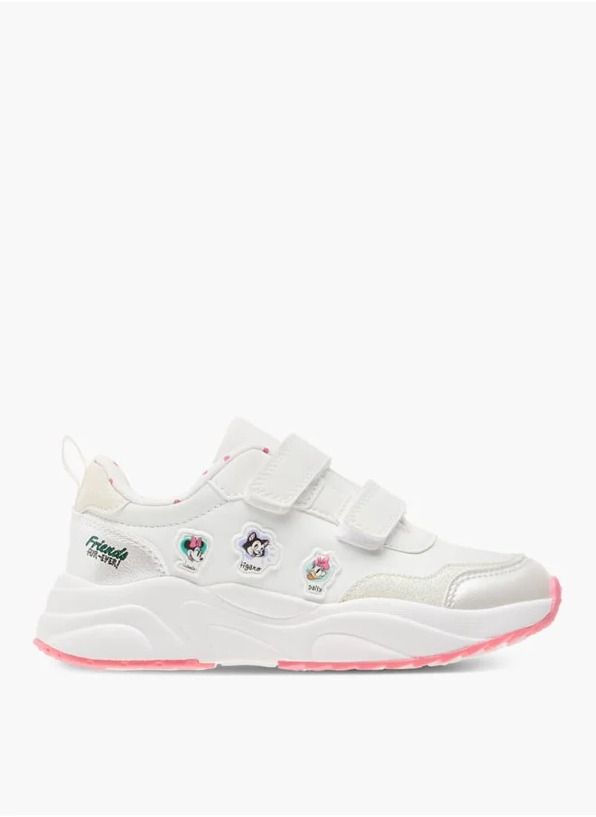 Disney Girls Sneaker With Double Velcro