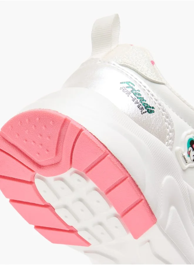 Disney Girls Sneaker With Double Velcro