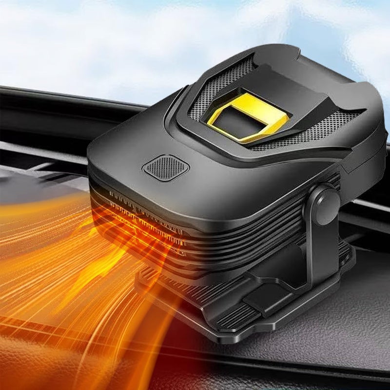 Spwkr Car Heater,Upgraded 12V Portable Car Heater & Defroster,2-in-1 Fast Heating & Cooling Fan with 360Â° Swivel Base,Plug-in Auto Car Heaters for Vehicle,SUVs,Trucks & RVs - Image 1
