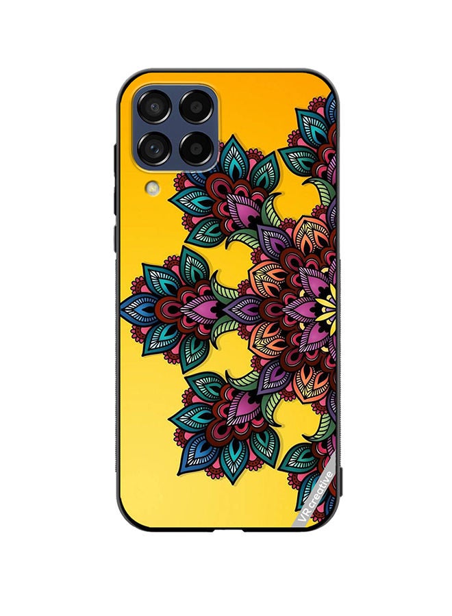 VR CREATIVE Protective Case Cover For Samsung Galaxy M33 Mandala Design Multicolour - Image 1