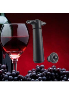 Wine Preserver Black 1 Pump 1 Wine Stopper - pzsku/Z0691DC9B5E626652FC70Z/45/_/1728062546/9e872a35-1ca9-447b-9c28-25ed70b28ba9